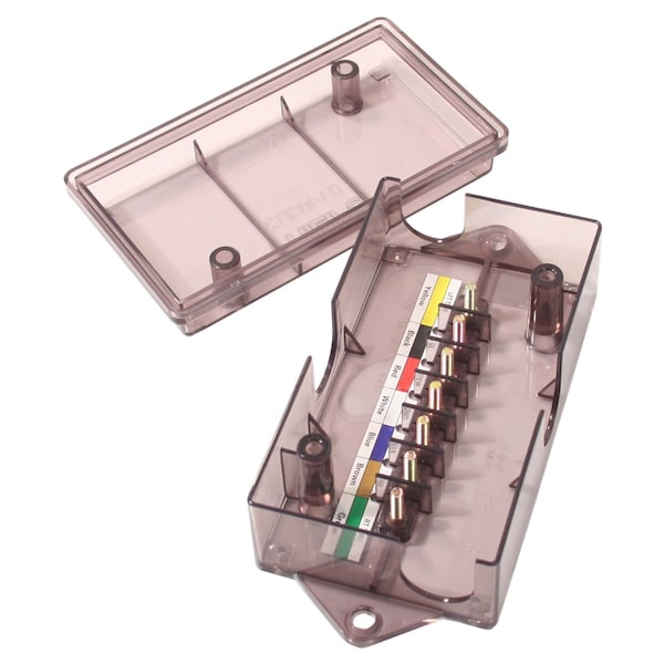 Phillips Box, Junction, Elect Connector, Clear-Vu Grey 15-961 - main